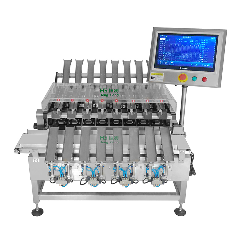 12列動態(tài)分選秤2-15克條包12列檢重分選機動態(tài)條包多列檢重機